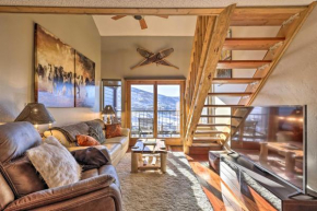 Steamboat Ski Getaway with Balcony, Views and Hot Tub!